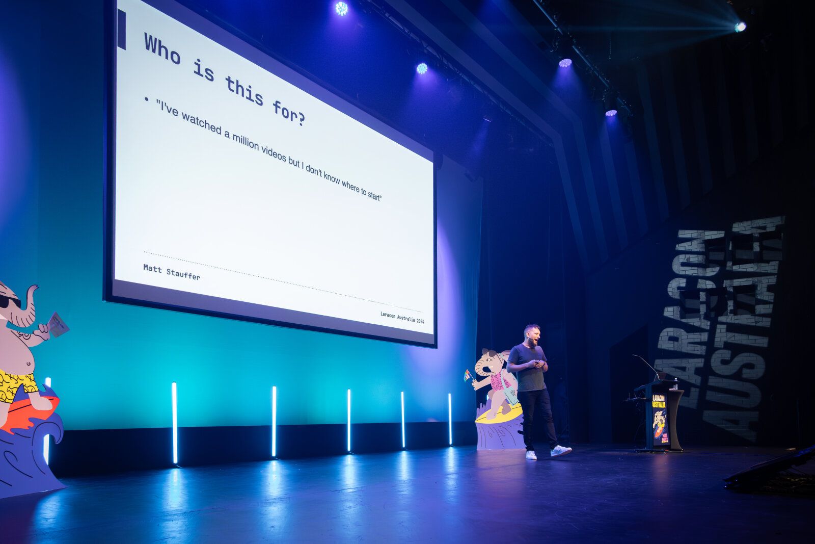 First image from Laracon AU 2024 - Matt Stauffer